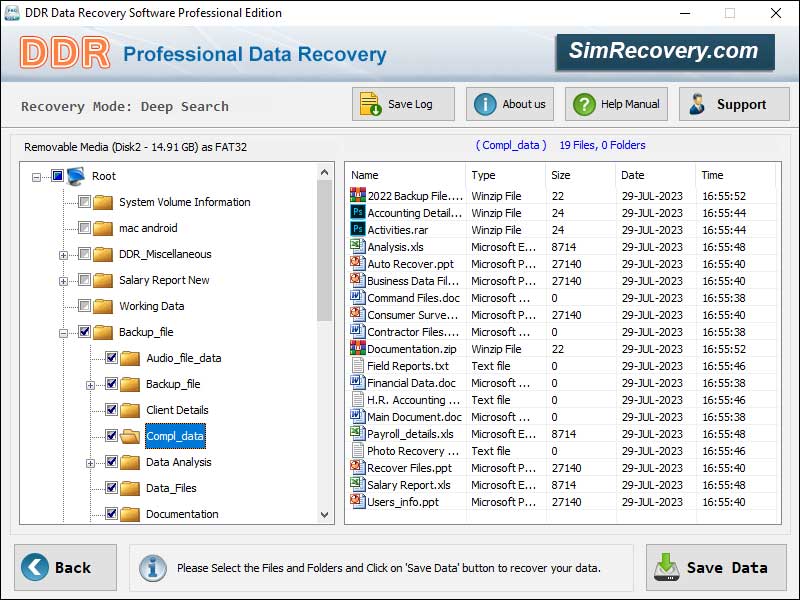 001Micron Windows Data Salvage Tool screen shot